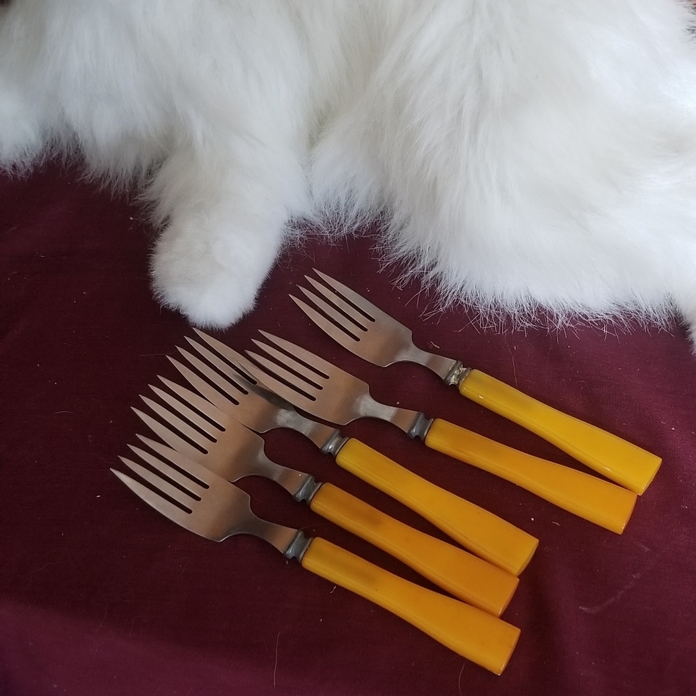 Stainless steel forks set of 5